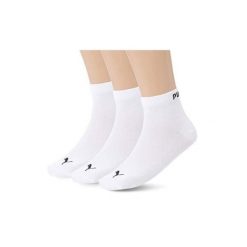Skarpety dla dorosłych Puma Quarter Plain. Białe skarpetki Puma, bez wzorów. Za 35.99 zł.