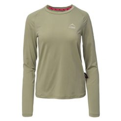 Koszulka damska z długim rękawem Elbrus Eiger Polartec Wo's - zielona, Rozmiar L. Zielone t-shirty sportowe ELBRUS, l, bez wzorów, z dzianiny, bez ramiączek, do biegania. Za 129.99 zł.