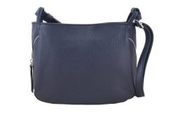 Listonoszka skórzana BARBERINI'S granatowa 946-4. Niebieskie shopper bag Barberinis, bez wzorów, z lakierowanej skóry, eleganckie, małe, lakierowane, bez dodatków. Za 289.99 zł.