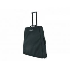 Torba transportowa z kółkami i teleskopową rączką do wózków JuCad Drive, Drive S. Czarne torby podróżne JUCAD, bez wzorów. Za 922.00 zł.