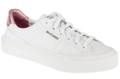 Buty sportowe Sneakersy damskie, Selene - Sophisticated Style. Białe buty treningowe Skechers, bez wzorów, z materiału, przed kostkę, bez zapięcia, trekkingowe. Za 269.99 zł.