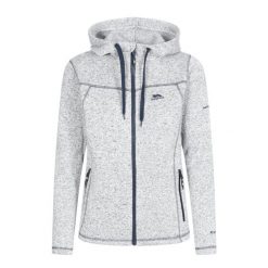 Trespass Odelia B - Polar damski At300 Ghost Navy Marl. Szare bluzy z polaru Trespass, bez wzorów, z dzianiny, do jazdy konnej. Za 203.83 zł.