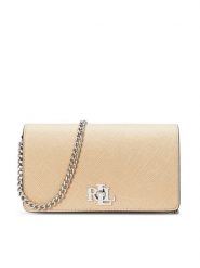 LAUREN RALPH LAUREN Torebka 432966784005 Beżowy. Brązowe kopertówki Lauren Ralph Lauren, bez wzorów, ze skóry, wizytowe, bez dodatków. Za 839.99 zł.