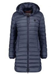 ANAPURNA Płaszcz pikowany "Akitalana" w kolorze granatowym rozmiar: M. Niebieskie płaszcze ANAPURNA, m, bez wzorów, bez kaptura. Za 305.29 zł.