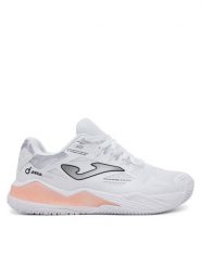 Joma Buty do tenisa Spin 2502 TSPILS2502O Biały. Białe buty treningowe Joma, bez wzorów, ze skóry, bez zapięcia, tenisowe. Za 369.99 zł.