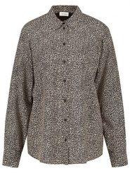 Gerry Weber Bluzka w kolorze czarno-beżowym rozmiar: 42. Brązowe bluzki Gerry Weber, s, bez wzorów, z wiskozy, klasyczne, bez kołnierzyka, bez ramiączek. Za 113.63 zł.