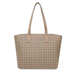 Torebka Gino Rossi. Brązowe shopper bag Gino Rossi, bez wzorów, bez dodatków. Za 249.99 zł.