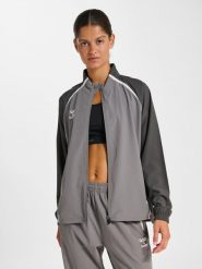 Damska bluza dresowa Hummel Lead 2.0. Szare bluzy Hummel, s, bez wzorów, z dresówki, bez ramiączek, bez kaptura. Za 282.50 zł.