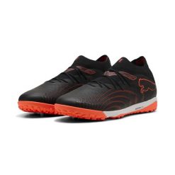 Buty piłkarskie unisex FUTURE 9 PRO Cage PUMA. Czarne buty do biegania Puma, bez wzorów, bez zapięcia, do biegania. Za 559.00 zł.
