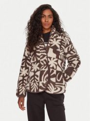 Quiksilver Polar Chalok EQWPF03003 Brązowy Relaxed Fit. Brązowe bluzy z polaru Quiksilver, xs, bez wzorów, z polaru. Za 369.99 zł.