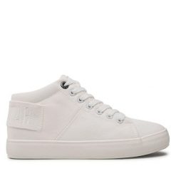 Tenisówki Big Star Shoes. Białe trampki BIG STAR SHOES, bez wzorów, retro, bez zapięcia. Za 99.99 zł.