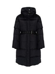Pinko Płaszcz "Fresching Coat" | 1G16CD Y75R | Kobieta | Czarny. Czarne płaszcze Pinko, bez wzorów, z poliesteru. W wyprzedaży za 899.00 zł.