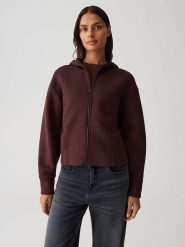 OPUS Bluza "Gulnora" w kolorze bordowym rozmiar: 40. Czerwone bluzy Opus, bez wzorów, bez kaptura. Za 195.99 zł.