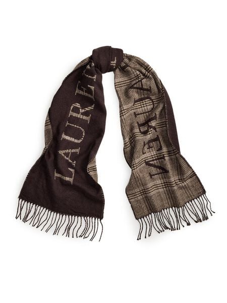 LAUREN RALPH LAUREN Szalik 454960038005 Brązowy. Brązowe szaliki i kominy Lauren Ralph Lauren, bez wzorów. Za 419.99 zł.