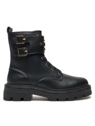 Liu Jo Botki Taylor 809 4F4707 EX096 Czarny. Czarne botki Liu Jo, bez wzorów, ze skóry, bez obcasa, na płaskiej podeszwie, bez zapięcia. Za 649.99 zł.