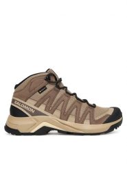 Salomon Trekkingi X-Adventure Recon Mid Gore-Tex L47815200 Brązowy. Brązowe buty trekkingowe Salomon, bez wzorów, z gore-texu, bez zapięcia, trekkingowe, gore-tex. Za 659.99 zł.