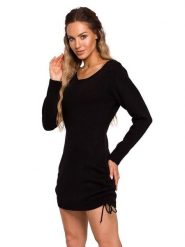 Made of emotion Sukienka w kolorze czarnym rozmiar: S/M. Czarne sukienki Made Of Emotion, na co dzień, m, bez wzorów, bez kołnierzyka, bez ramiączek, mini, proste. Za 43.99 zł.
