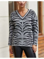 Milan Kiss Sweter w kolorze szarym rozmiar: M. Szare swetry Milan Kiss, m, bez wzorów, bez ramiączek. Za 128.85 zł.