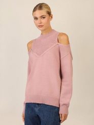 APART Sweter w kolorze jasnoróżowym rozmiar: 40/42. Różowe swetry Apart, bez wzorów, z kaszmiru, bez ramiączek. Za 165.99 zł.