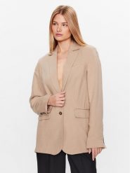 Herskind Marynarka Mercy 4821840 Beżowy Relaxed Fit. Brązowe marynarki i żakiety Herskind, bez wzorów, z wiskozy, bez ramiączek. Za 649.99 zł.