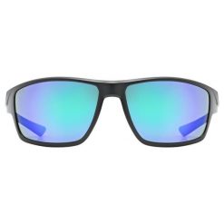 Okulary sportowe Uvex Sportstyle 230. Czarne okulary przeciwsłoneczne UVEX, bez wzorów. Za 101.08 zł.