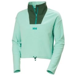 Damski krótki polar Helly Hansen Daybreaker. Niebieskie bluzy z polaru Helly Hansen, bez wzorów, z polaru, trekkingowe. Za 279.00 zł.