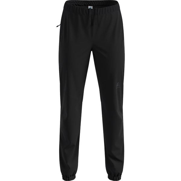 Spodnie softshellowe Odlo Pants regular length ESSENTIAL WARM. Czarne spodnie narciarskie ODLO, bez wzorów, z dżerseju, na fitness i siłownię. Za 429.55 zł.