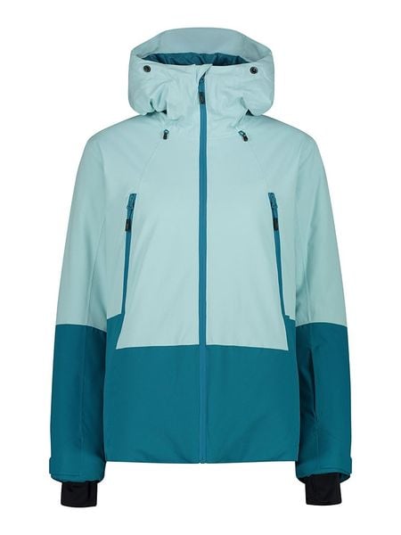 CMP Kurtka narciarska w kolorze turkusowym rozmiar: 38. Niebieskie kurtki narciarskie CMP, bez wzorów, bez kaptura, narciarskie. Za 528.34 zł.