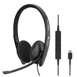 Słuchawki z Mikrofonem Sennheiser 1000919 Czarny. Czarne słuchawki do biegania Sennheiser. W wyprzedaży za 205.20 zł.