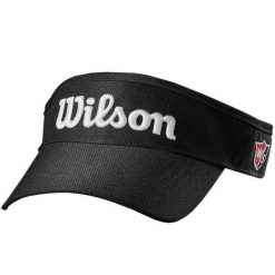 Czapka Z Daszkiem Z Haftowanym Logo Dla Dorosłych Unisex. Czarne czapki z daszkiem Wilson, bez wzorów. Za 143.99 zł.