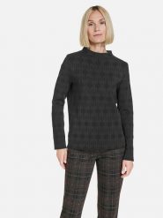 Gerry Weber Sweter w kolorze czarnym rozmiar: 42. Czarne swetry Gerry Weber, bez wzorów, bez ramiączek. Za 127.65 zł.