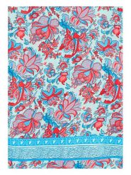 Aller Simplement Szal w kolorze turkusowo-różowym - 180 x 50 cm rozmiar: 180x50 cm. Czerwone szaliki i kominy Aller Simplement, bez wzorów, z materiału. Za 17.99 zł.