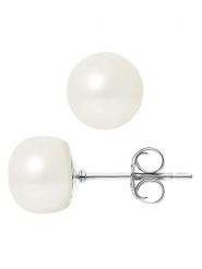 Pearl Addict Kolczyki-wkrętki z perłami w kolorze białym rozmiar: onesize. Białe kolczyki Pearl Addict, z perłą, srebrne. Za 113.99 zł.