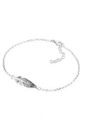 Elli Damska Pióro Festiwal Boho Basic w srebrze próby 925 Sterling Silver Bransoletki 1 ct Damski. Szare bransoletki Elli, srebrne. Za 248.99 zł.