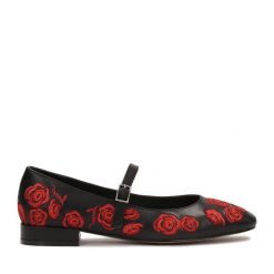 Baleriny Kazar. Czarne baleriny Kazar, bez wzorów, bez obcasa, bez zapięcia. Za 549.00 zł.