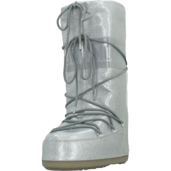 Buty MOON BOOT MB ICON GLITTER Srebrny. Szare buty treningowe Moon Boot, bez wzorów, z syntetyku, bez zapięcia. Za 1,059.00 zł.