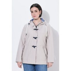 Damskie Kurtka softshellowa HYPRAR hydrofobowa guziki-kołki. Brązowe kurtki Ulla Popken, plus size, bez wzorów, z materiału, bez kaptura. Za 479.99 zł.