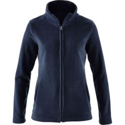 Bluza rozpinana z polaru z wpuszczanymi kieszeniami bonprix ciemnoniebieski. Bluzy bez kaptura bonprix. Za 32.99 zł.