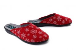ADANEX 29108 DIL3FF czerwony, kapcie damskie. Czerwone kapcie Adanex, bez wzorów. Za 41.99 zł.