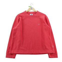 Second life - Polarowy sweter damski Y2K różowy - Stan bardzo dobry. Czerwone swetry adidas, l, bez wzorów, z dresówki, eleganckie, bez ramiączek. Za 146.96 zł.