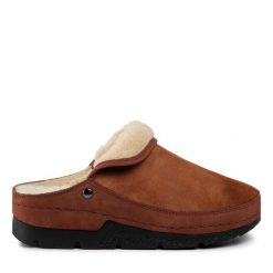 Kapcie Berkemann. Brązowe kapcie Berkemann, bez wzorów. Za 349.99 zł.