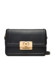 Valentino Torebka Floren VBS9A909 Czarny. Czarne listonoszki Valentino, bez wzorów, ze skóry, bez dodatków. Za 619.99 zł.