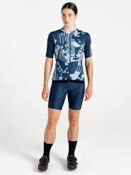 Dare 2b Koszulka kolarska "Stimulus II" w kolorze granatowo-błękitnym rozmiar: 36. Niebieskie t-shirty sportowe Dare 2b, bez wzorów, bez ramiączek, rowerowe. Za 136.78 zł.