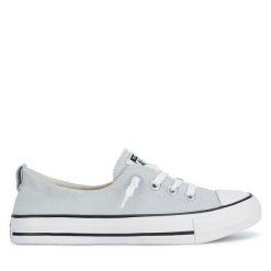 Trampki Converse. Szare trampki Converse, bez wzorów, retro, bez zapięcia. Za 199.99 zł.