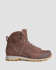 Buty trekkingowe damskie Dolomite Cinquantaquattro High FG Evo GTX. Brązowe trekkingi Dolomite, bez wzorów, z gore-texu, bez zapięcia, trekkingowe, gore-tex. Za 822.45 zł.