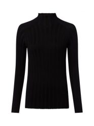 Marie Lund Sweter z dzianiny Kobiety dzianina grubo tkana czarny, XS. Czarne swetry Marie Lund, xs, bez wzorów, z dzianiny, bez ramiączek. Za 159.95 zł.