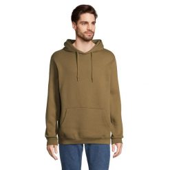 Bluza z kapturem Sol's Snake. Zielone bluzy SOL'S, s, bez wzorów, z bawełny, bez ramiączek, z kapturem. Za 146.00 zł.