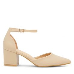 Czółenka Jenny Fairy. Brązowe czółenka Jenny Fairy, bez wzorów, bez obcasa, bez zapięcia. Za 129.99 zł.
