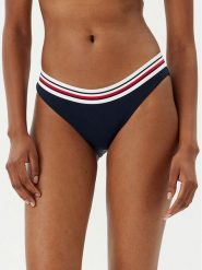 Tommy Hilfiger Dół od bikini UW0UW05830 Granatowy. Niebieskie bikini Tommy Hilfiger, bez wzorów, z syntetyku. Za 169.99 zł.