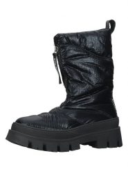 Steve Madden Botki zimowe w kolorze czarnym rozmiar: 38. Czarne botki Steve Madden, bez wzorów, bez obcasa, bez zapięcia. Za 285.11 zł.